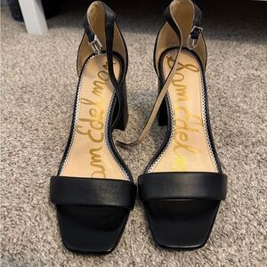 Sam Edelman Black Strappy Heels